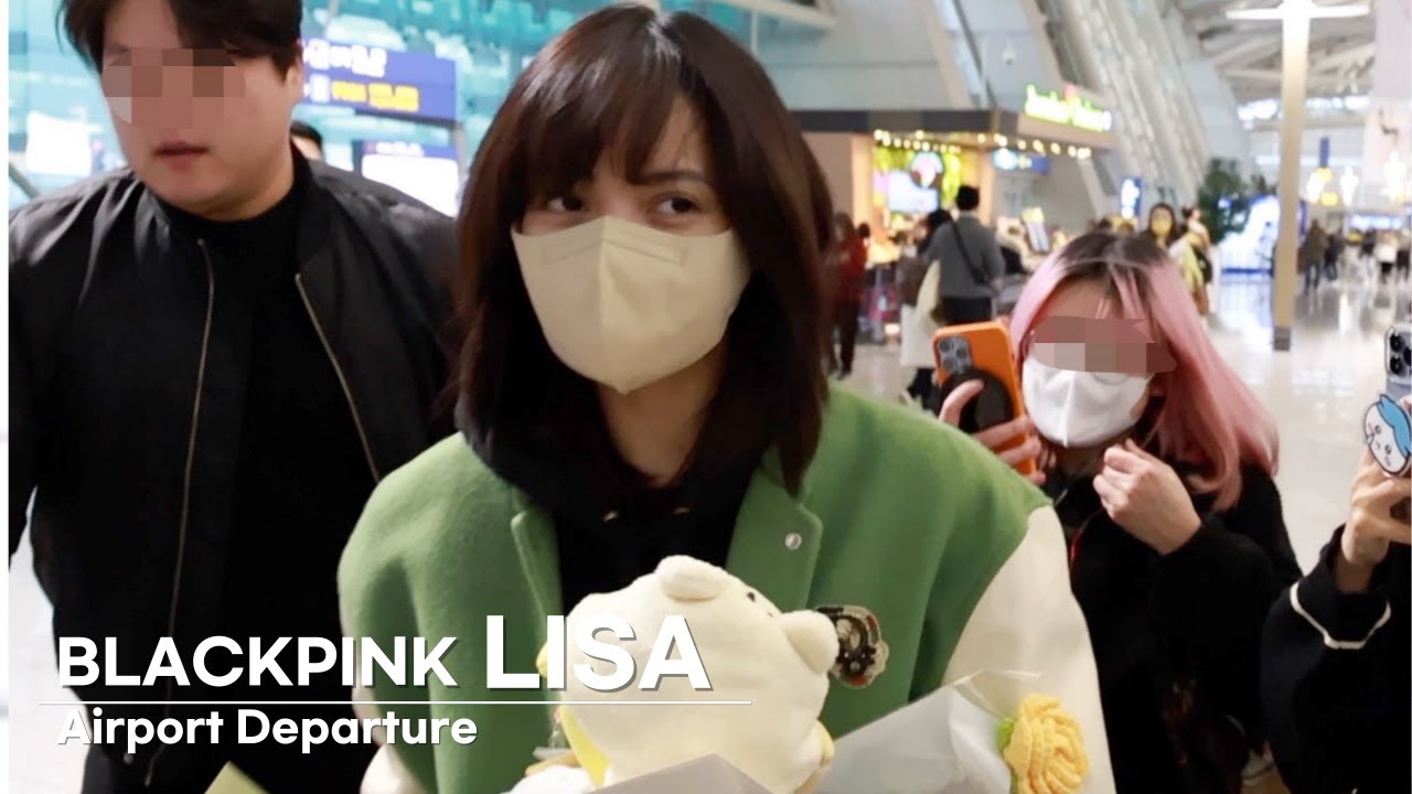 블랙핑크 리사 인천공항 출국 l BLACKPINK LISA Airport Departure