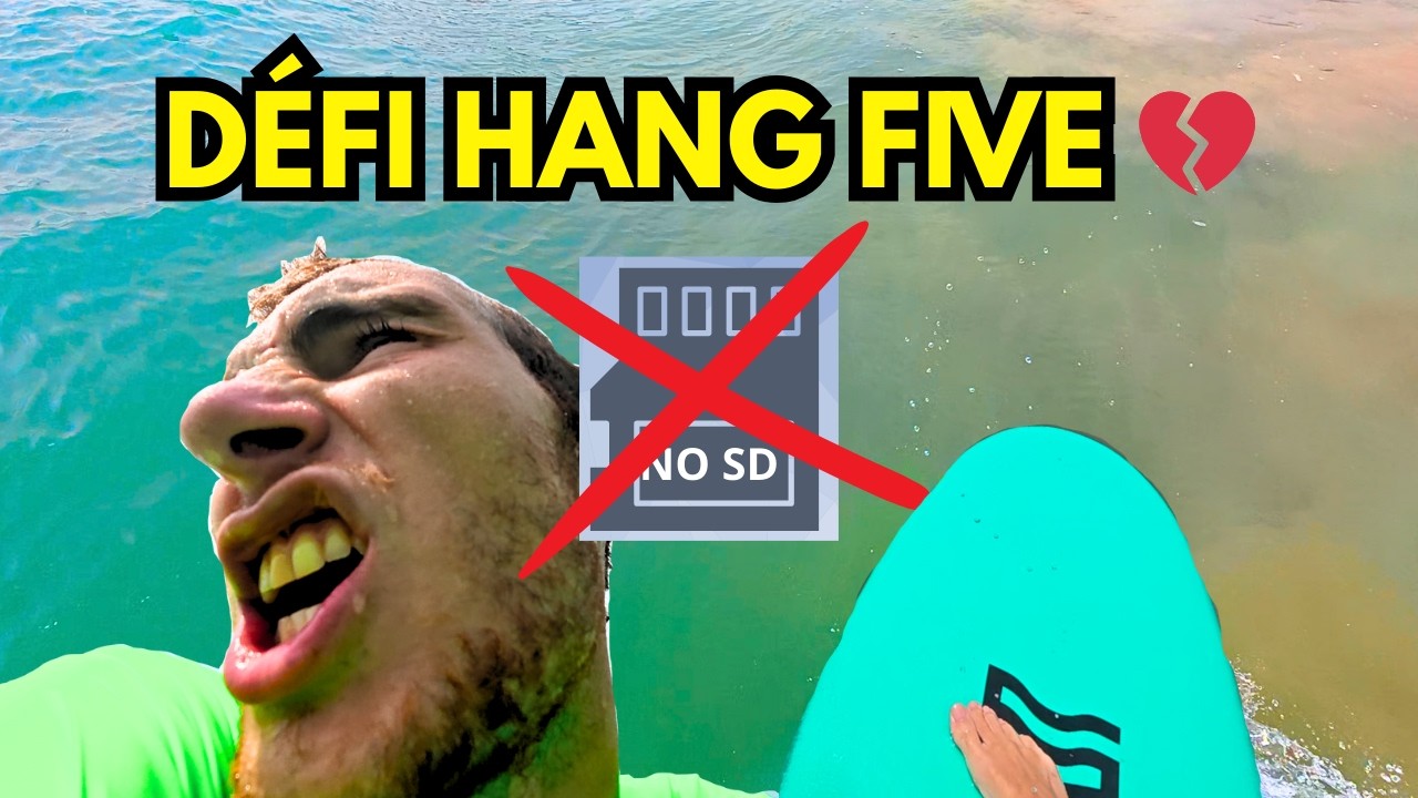 J'ALLAIS R&Eacute;USSIR LE HANG FIVE MAIS... MA CAM&Eacute;RA A COUP&Eacute; NET 😭😡
