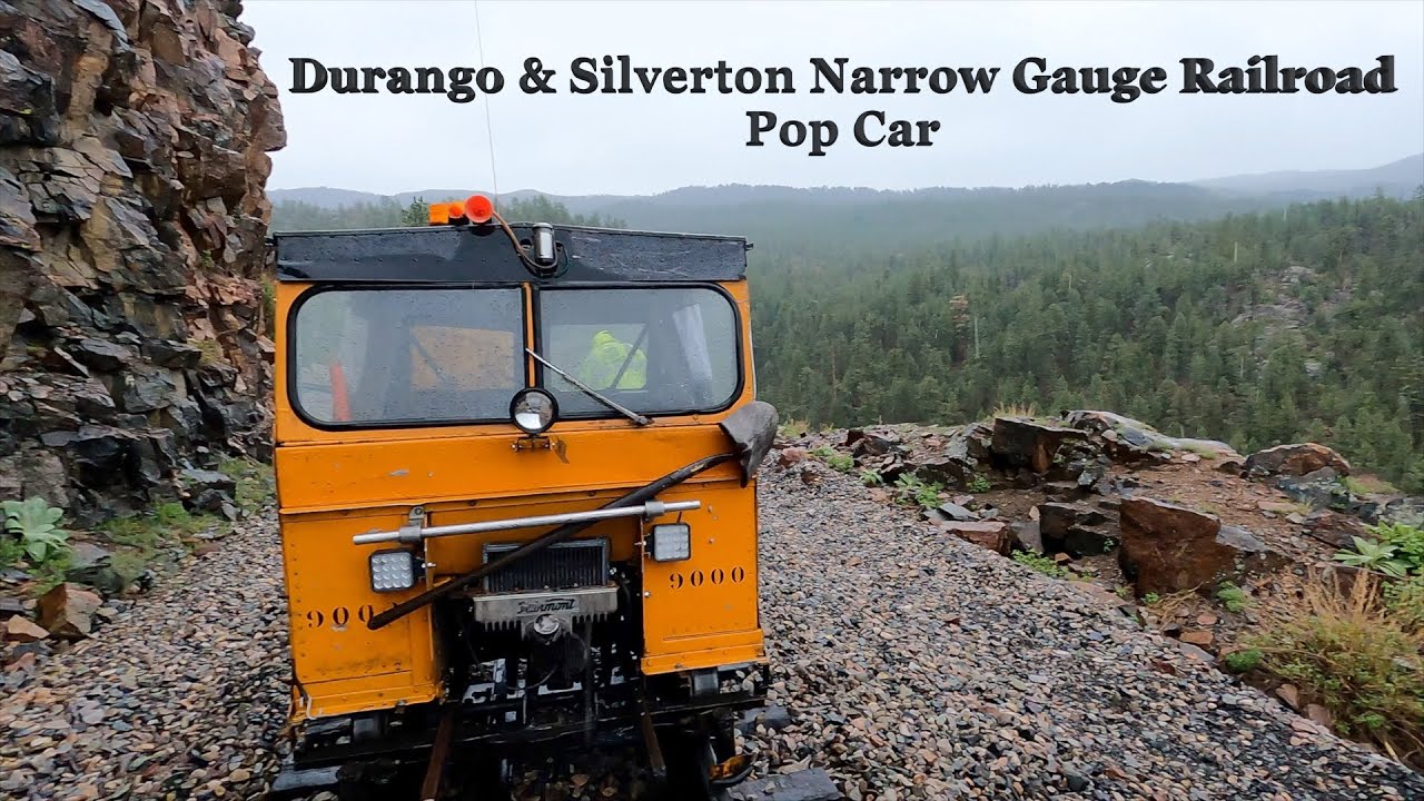 Durango & Silverton Narrow Gauge Railroad Train | Pop Car/Speeder | 4K
