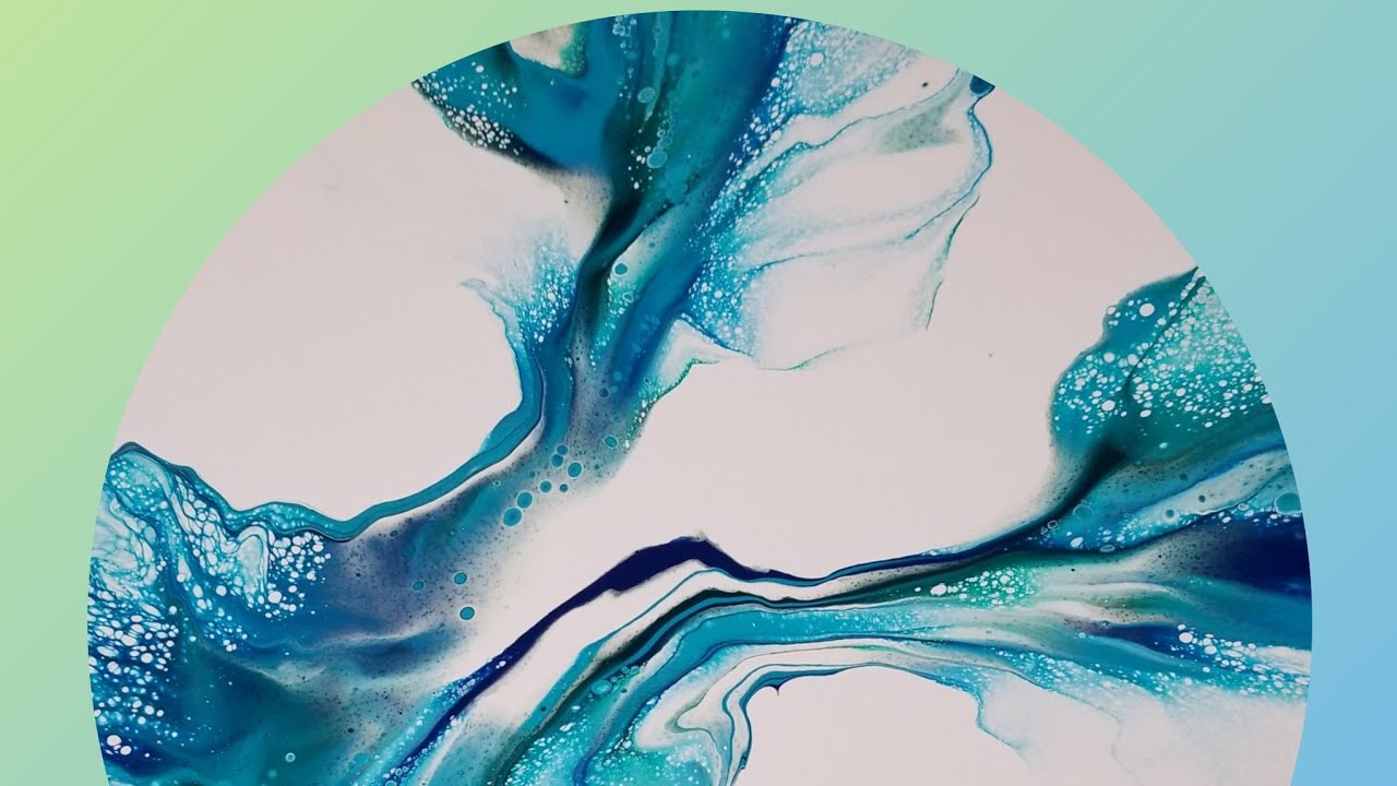 180 ACRYLIC POURING - DUTCH POUR on ROUND CANVAS - SIMPLE COMPOSITION Recipe Details