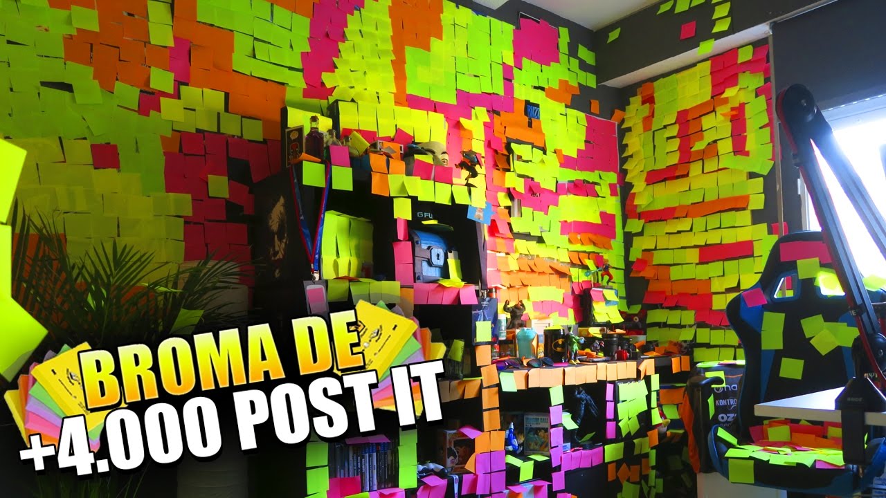 La BROMA de los 4.000 POST-IT!! MI NUEVA MEJOR PRANK [bytarifa]