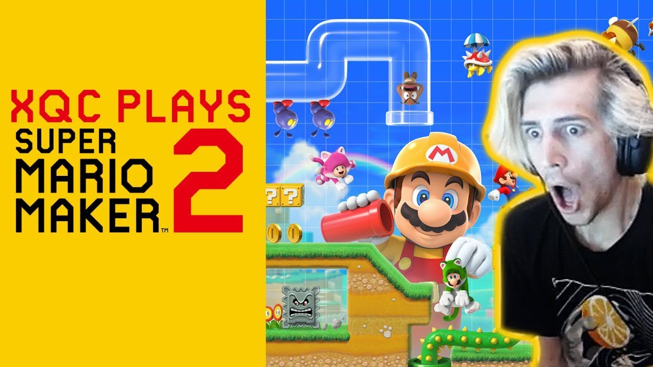xQc Plays Super Mario Maker 2 with Chat! | xQcOW