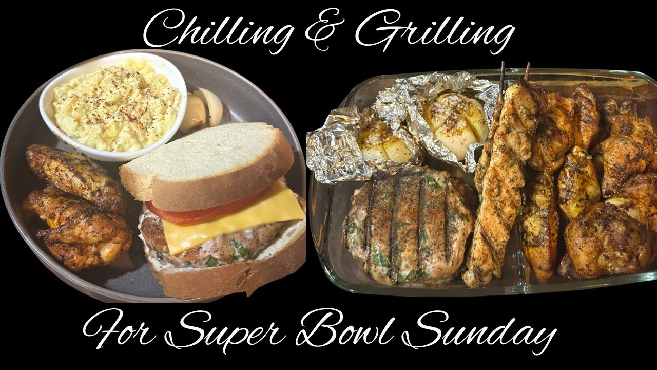 Chilling & Grilling for Super Bowl Sunday | Easy Game Day Meat on the Grill