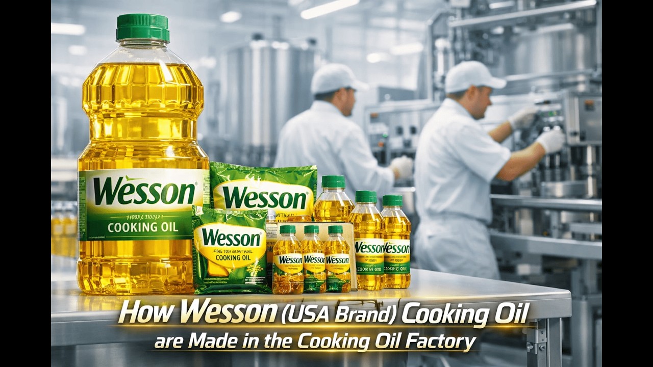 Inside the Wesson Cooking Oil Factory – Large-Scale Oil Processing in the USA