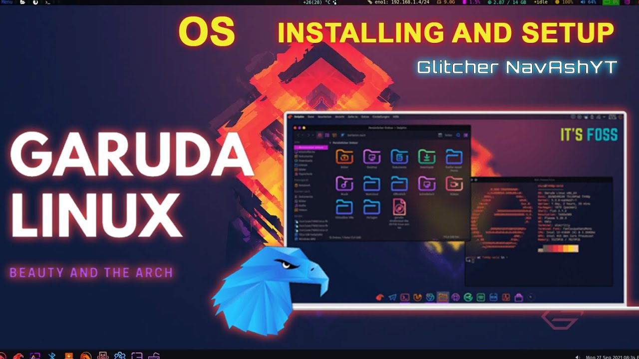 How to install Garuda Linux Operating System Using Pendrive on PC and play games.