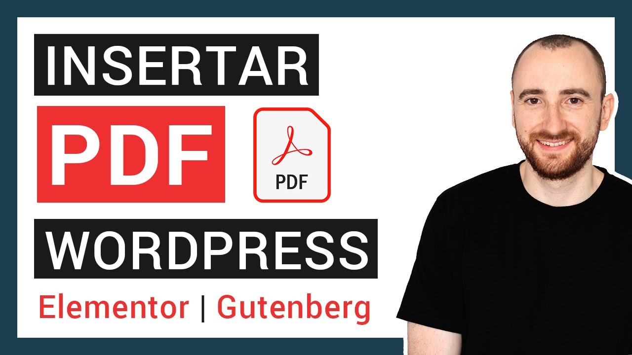 ✅ Cómo Subir y Mostrar ARCHIVOS PDF en WordPress | Gutenberg y Elementor