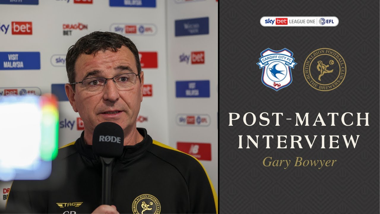 Post-Match | Gary Bowyer after Cardiff City