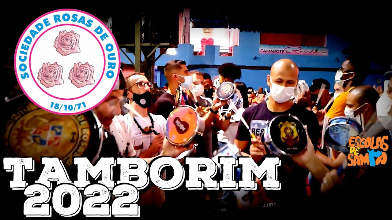 ROSAS DE OURO 2022 - Desenho de Tamborim: Diretor Danilo Buiu/Mestre Rafa #PioneiroNoVídeoDosBreques