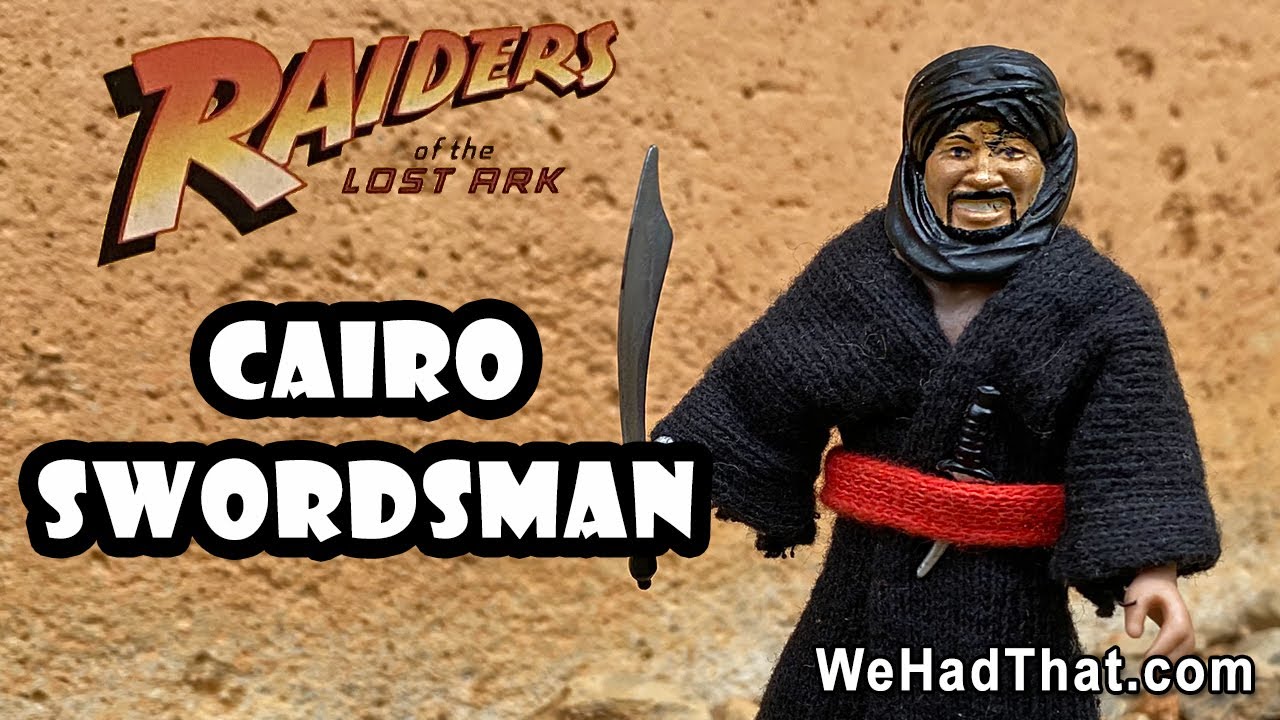 Raiders of the Lost Ark: Cairo Swordsman vintage action figure review Kenner, 1982