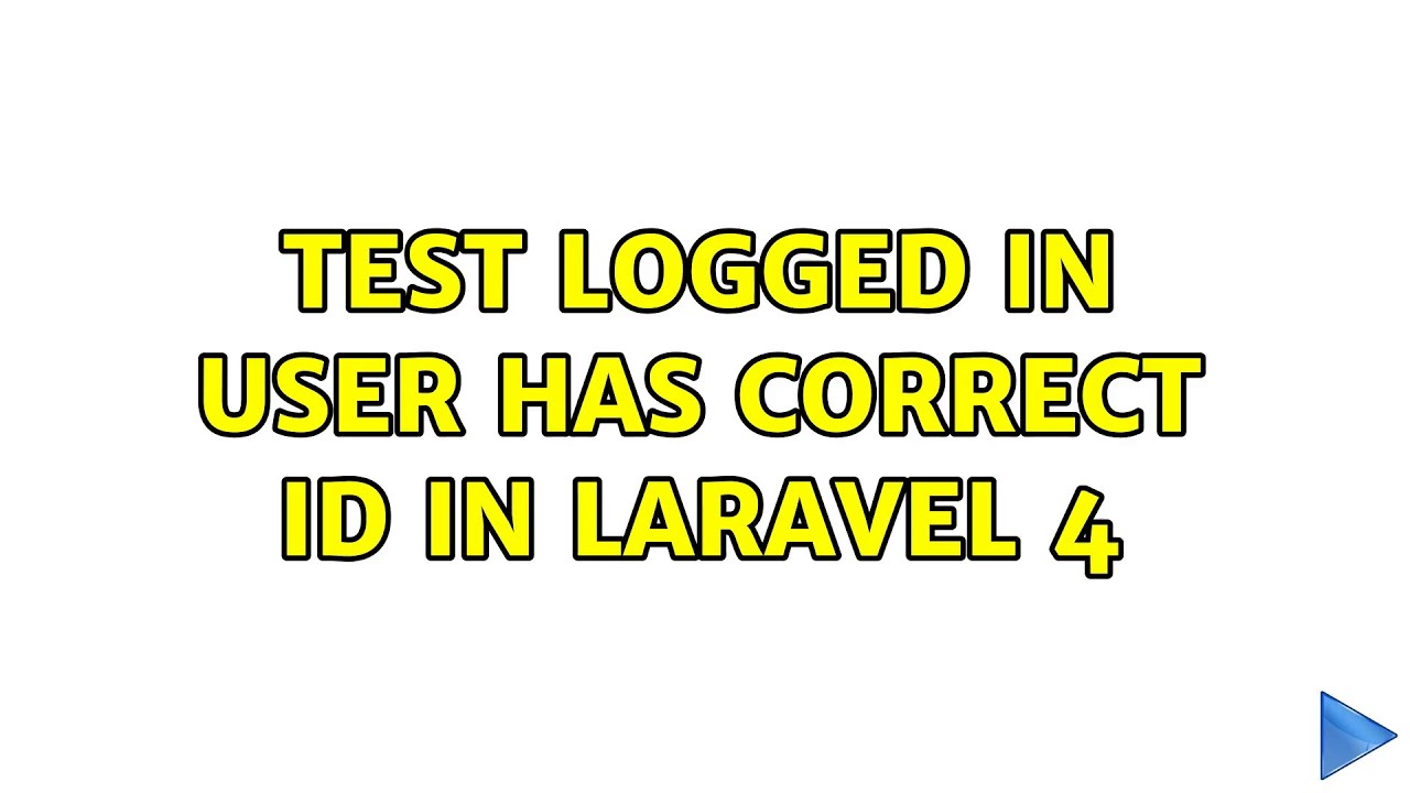 В Laravel 4 у авторизованного пользователя указан правильный ID.