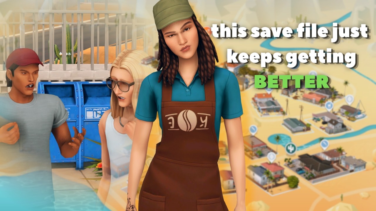 creating drama in the AMAZING silent pines save file | sims 4