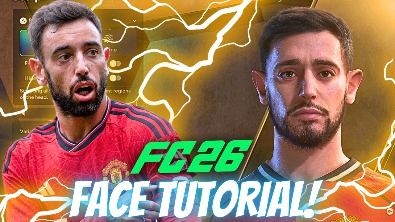 How to create BRUNO FERNANDES in EA SPORTS FC 26