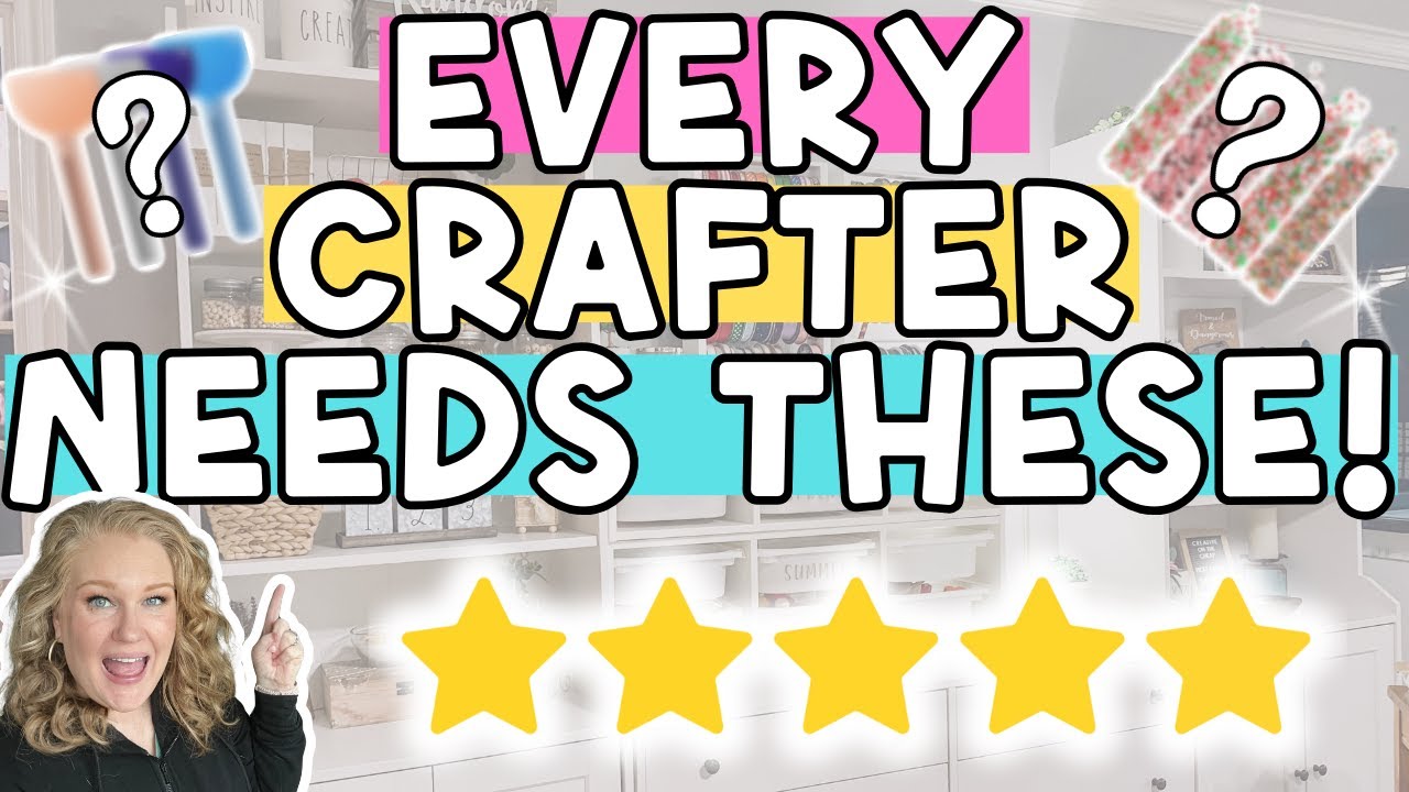 ✨MUST HAVE Craft Tools & Supplies to UPGRADE your DIY GAME in 2025! Take your crafts to a new level!