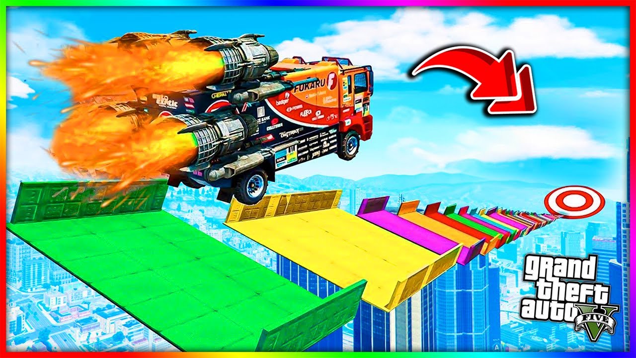 Mega Ramp Challenge in GTA 5