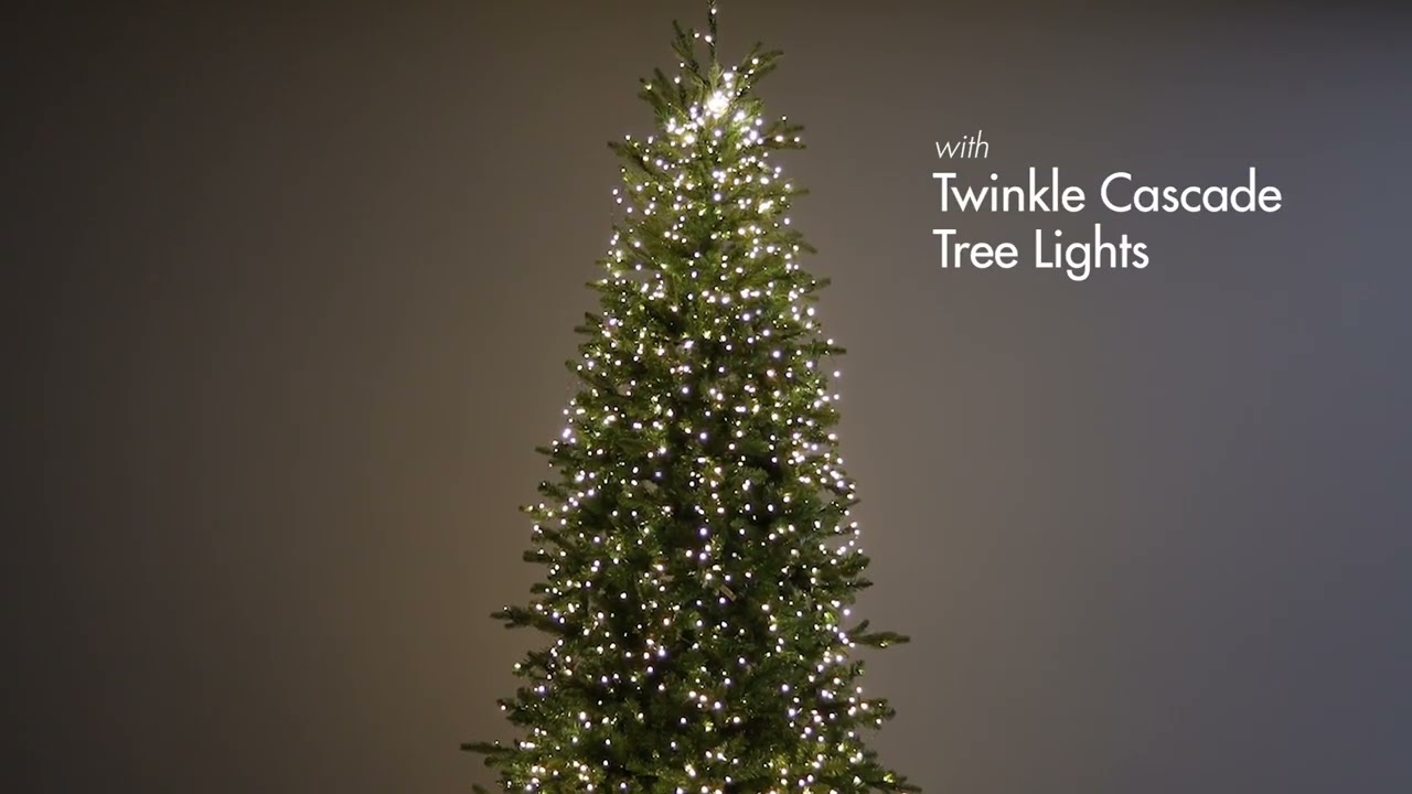Twinkle Cascade Tree Lights