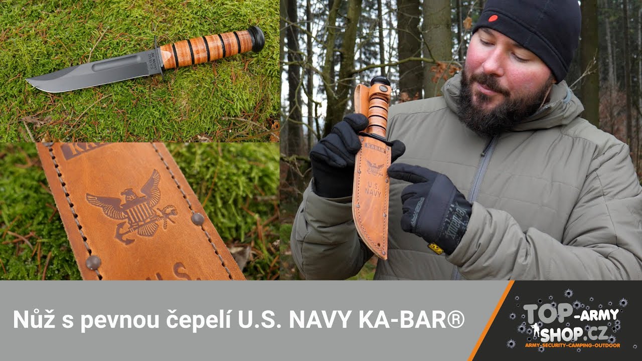 Nůž s pevnou čepelí U.S.  NAVY KA-BAR® Opravdová legenda! Rigad