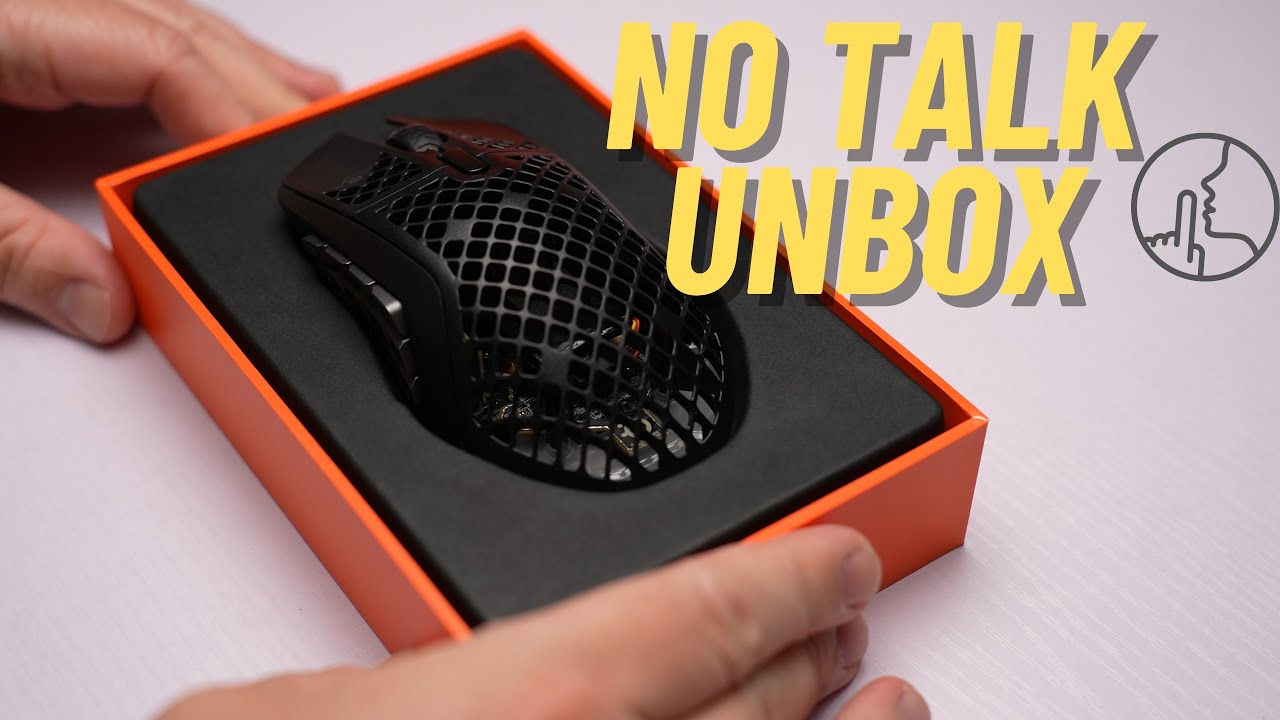SteelSeries Aerox 9 - A Modern MMORPG Mouse - No-Talk Unboxing