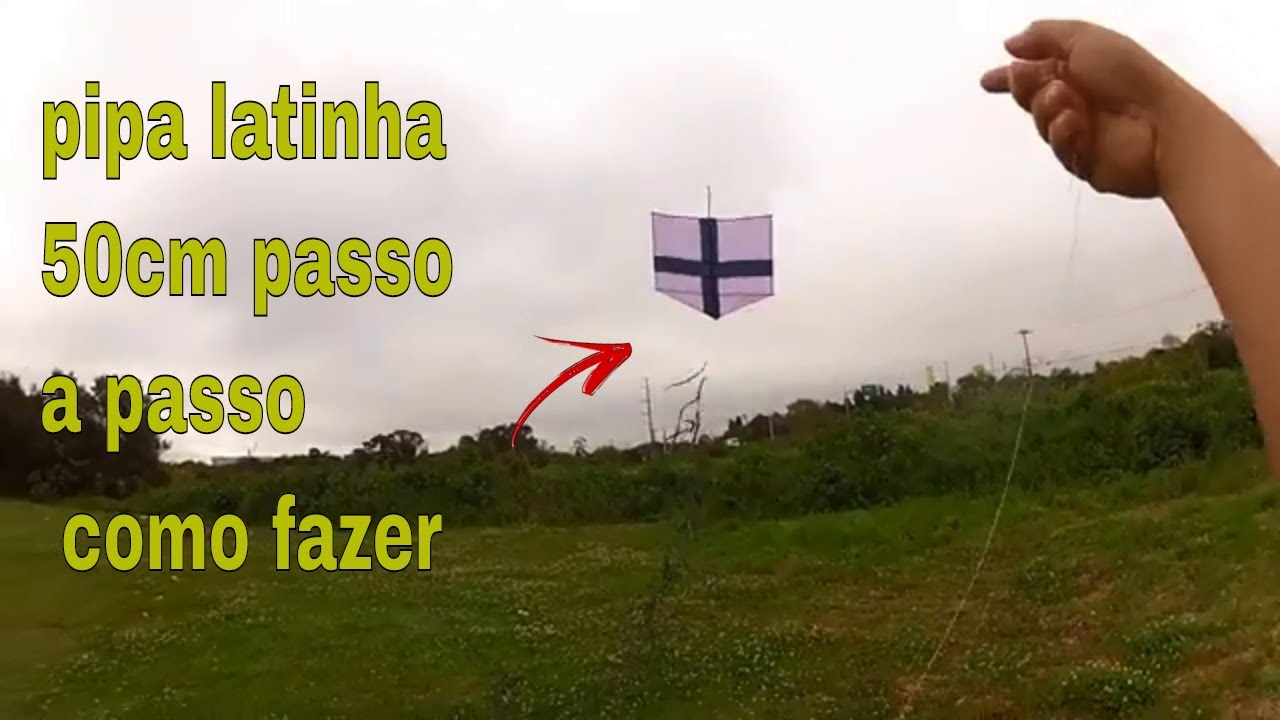 PIPA LATINHA  50 CM  VEJA COMO FAZER