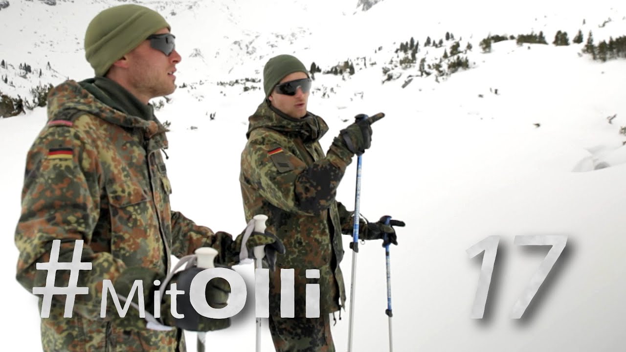 Mit Olli - Fortbewegen im Schnee - Gebirgsjäger der Bundeswehr