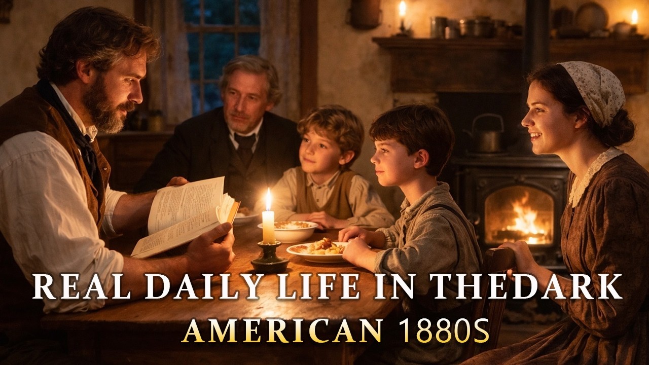 What Daily Life Was REALLY Like Before Electricity in 1800s America | Boring History For Sleep