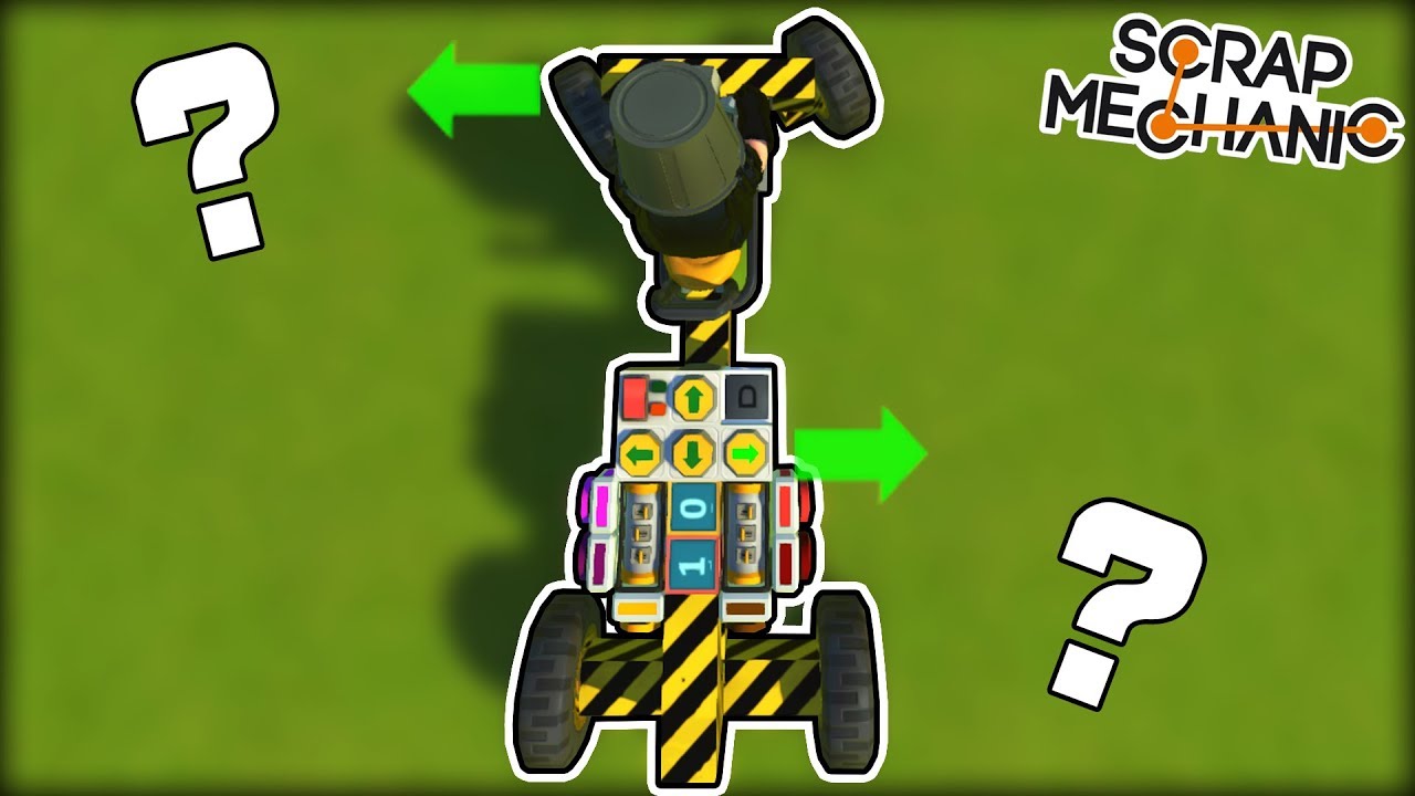 Racing Except Every 10 Seconds Your Controls Are Randomised! (Scrap Mechanic Multiplayer Monday)