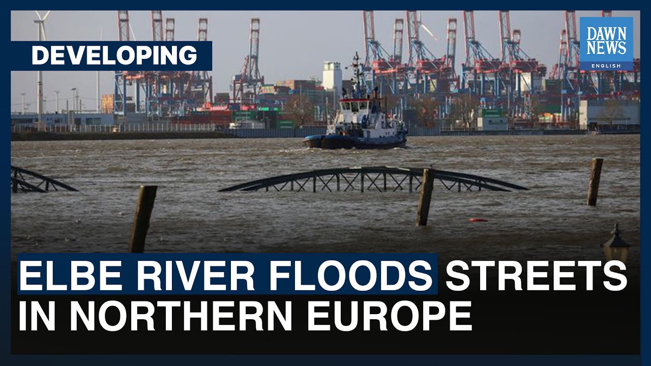 Elbe River Floods Streets In Northern Europe | Dawn News English