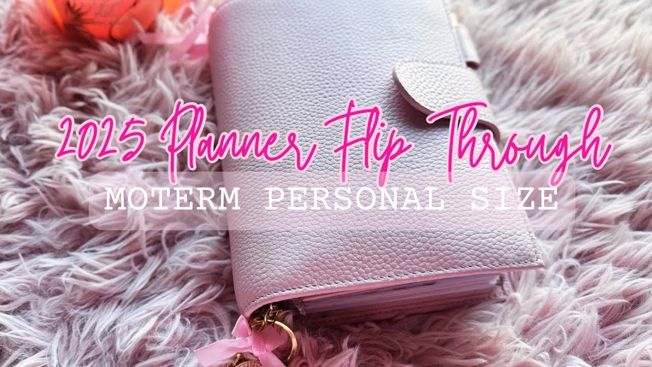 Moterm Personal Luxe Rings 2025 Planner Flip Through 💞