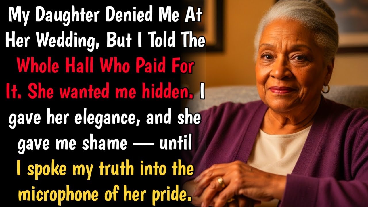 My Daughter Denied Me At Her Wedding, But I Told The Whole Hall Who Paid For It...