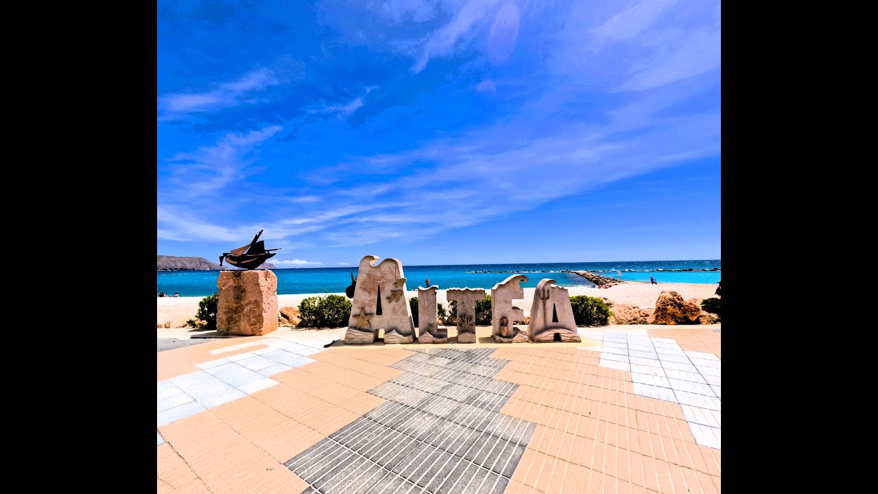 🌴ALTEA🌴 Urokliwe, białe miasteczko w Hiszpanii🤩 4K