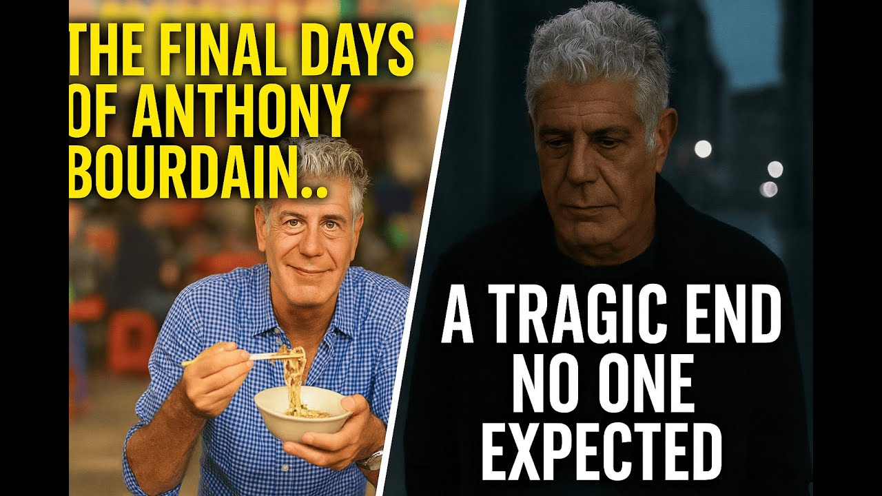 The Final Days of Anthony Bourdain A Tragic End No One Expected