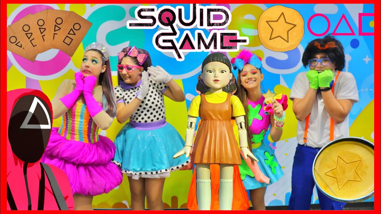 Jugamos el JUEGO DEL CALAMAR en la vida REAL | GIGGLES KIDS