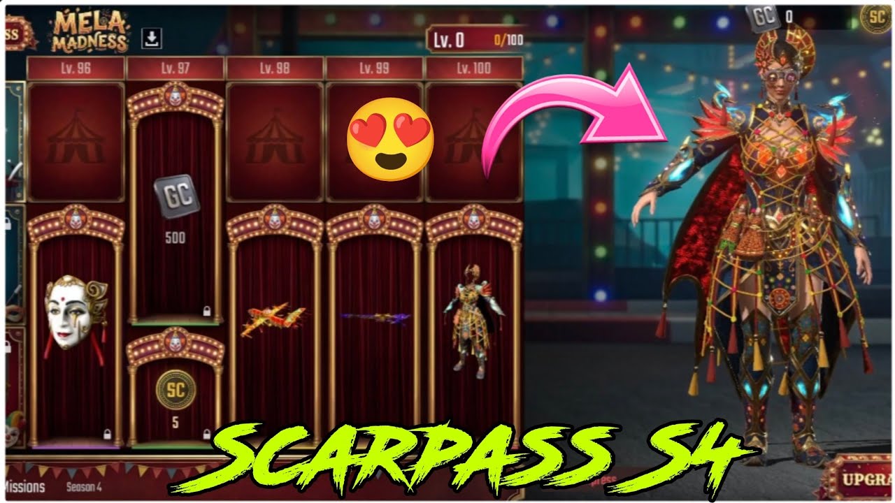 Scarfall 2.0 New Scarpass ☺ | Scarpass Season 4 New Update