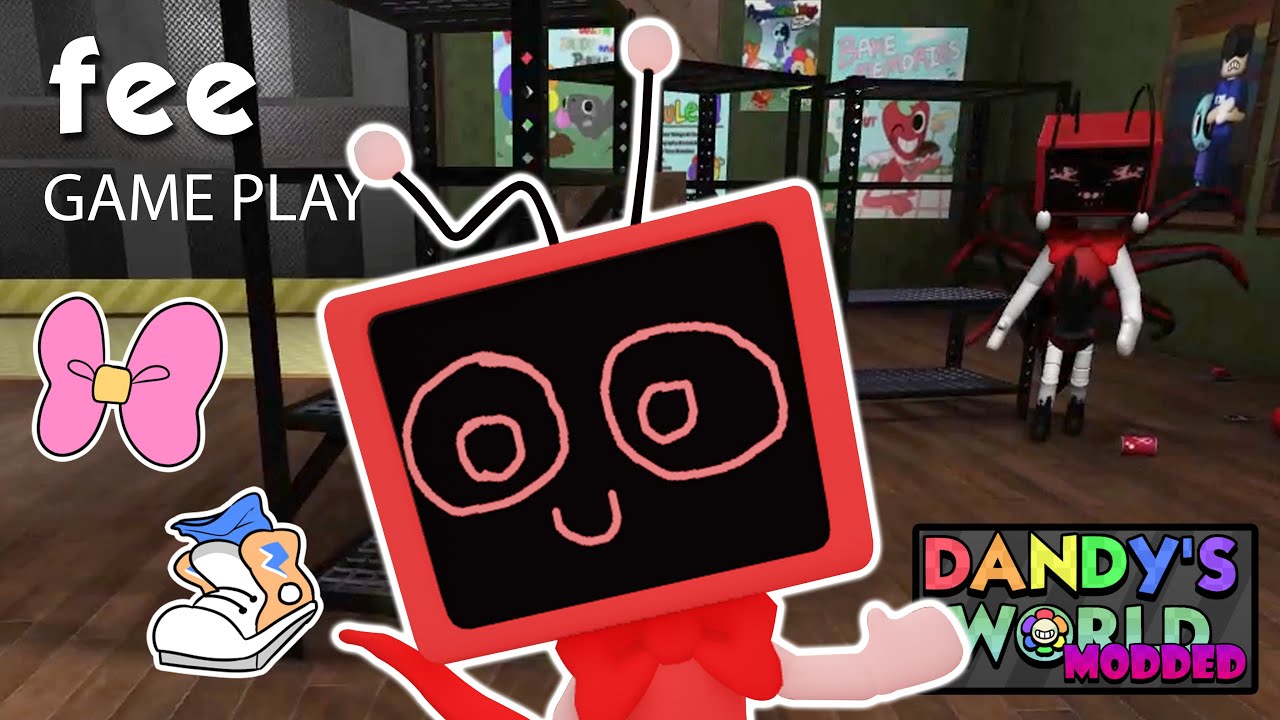 Is Fee Good? Fee Gameplay | Dandy's World Modded #dandysworld #dinosaur #roblox