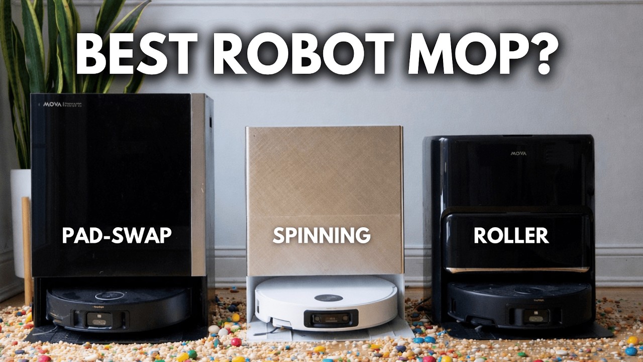 Dreame X60 vs Mova Z60 vs Mova Mobius 60 - Roller vs Spinning vs Pad-Swap
