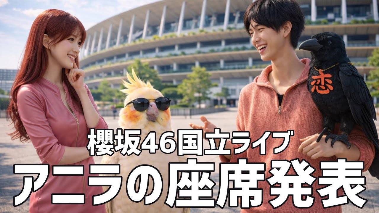 【櫻坂雑談ライブ】アニラの座席発表きた