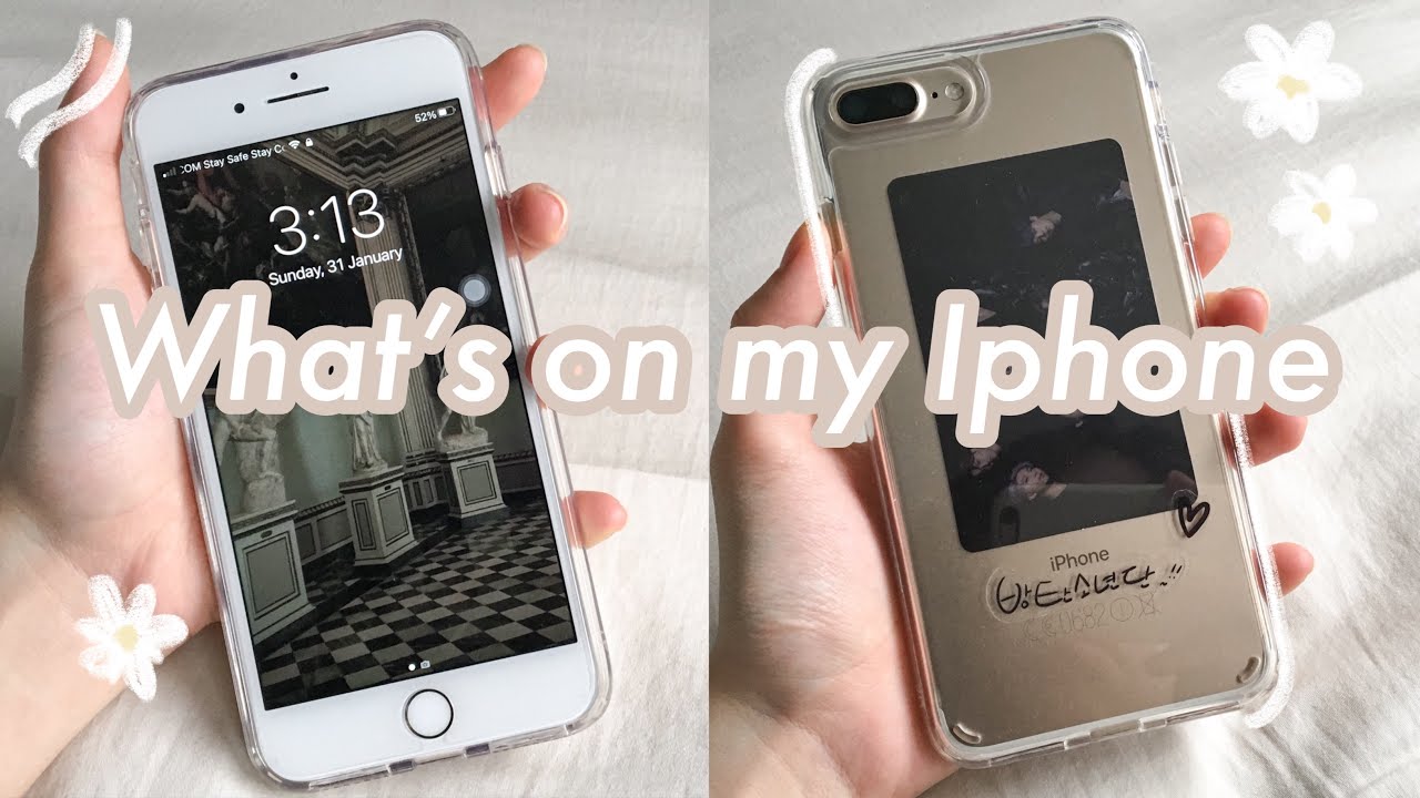 What’s on my Iphone?🤍 *ios14 dark academia edition🎞*