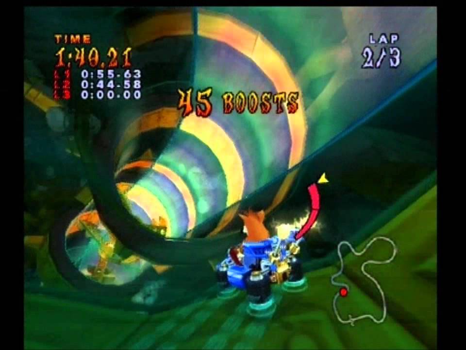 Crash Nitro Kart Deep Sea Driving Time Trial