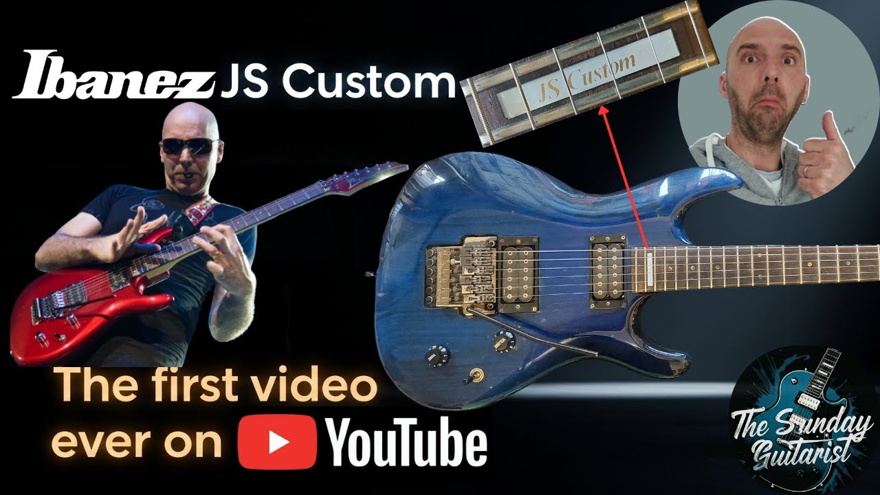 IBANEZ JOE SATRIANI CUSTOM -The First EVER Video Review About the Ibanez JS Custom