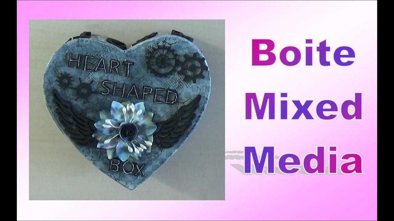 Boite en Mixed Media avec voix off