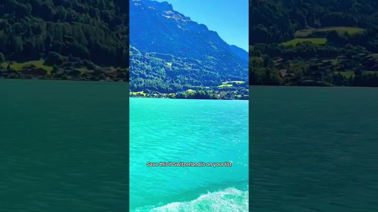 Озеро Бриенц, обязательное место для посещения в Швейцарии 