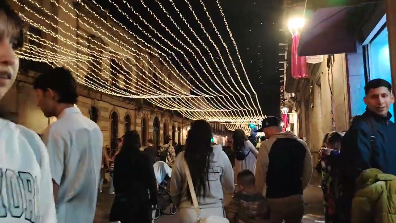 Después del encendido de la catedral 