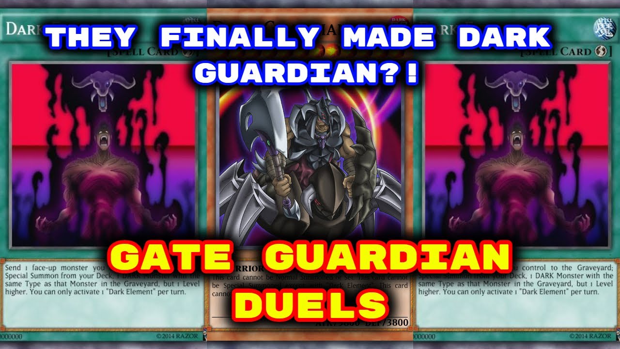 909 - Yugioh - Dark Guardian Duels (New Gate Guardian Support) (Deck Download in Description)