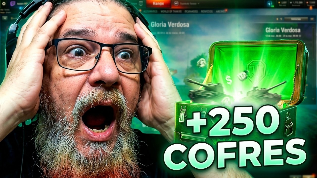 ¿Qué hay en 250 cofres esmeralda de World of Tanks?