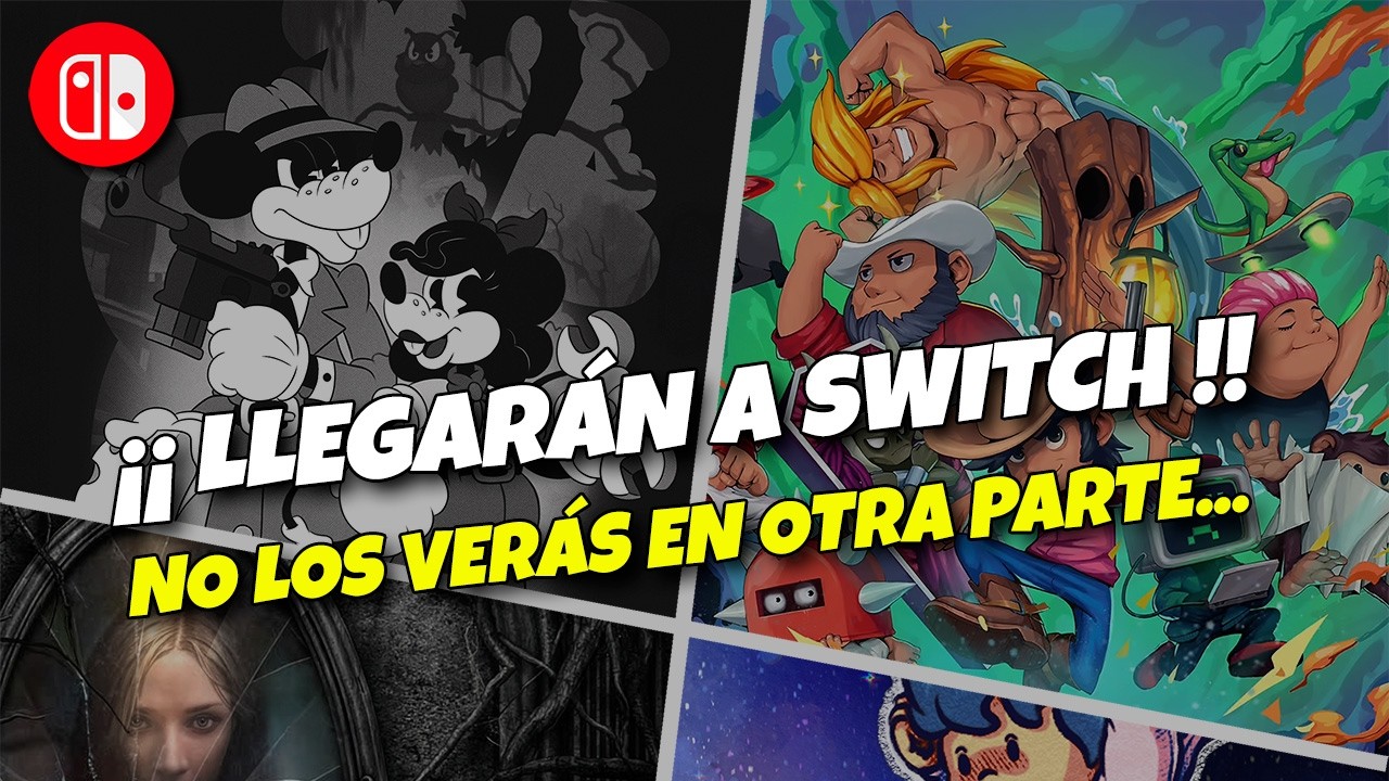 10 JUEGOS NUEVOS para Nintendo Switch que NADIE VIO venir 😱 (Indies brutales)
