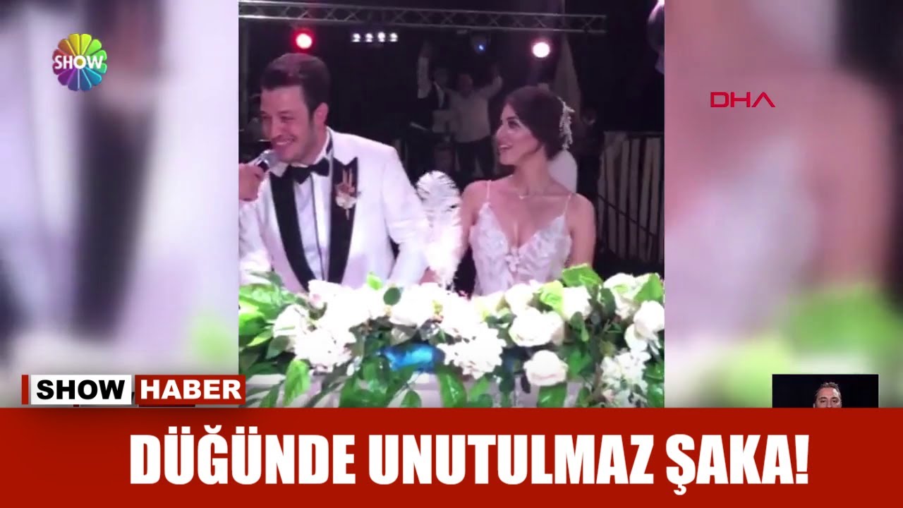 Düğünde unutulmaz şaka!