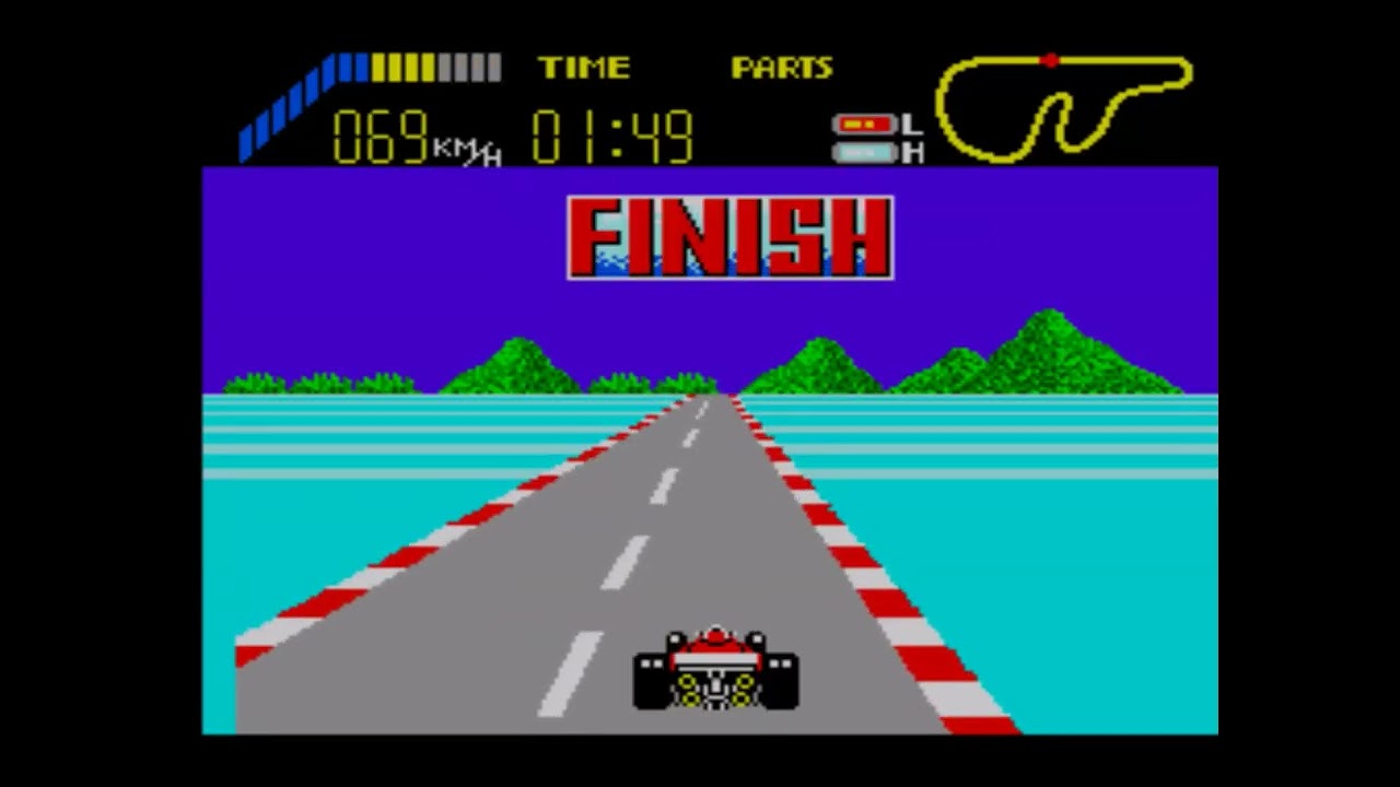 World Gran Prix 2  - Sega Master System Game Play (Japan)
