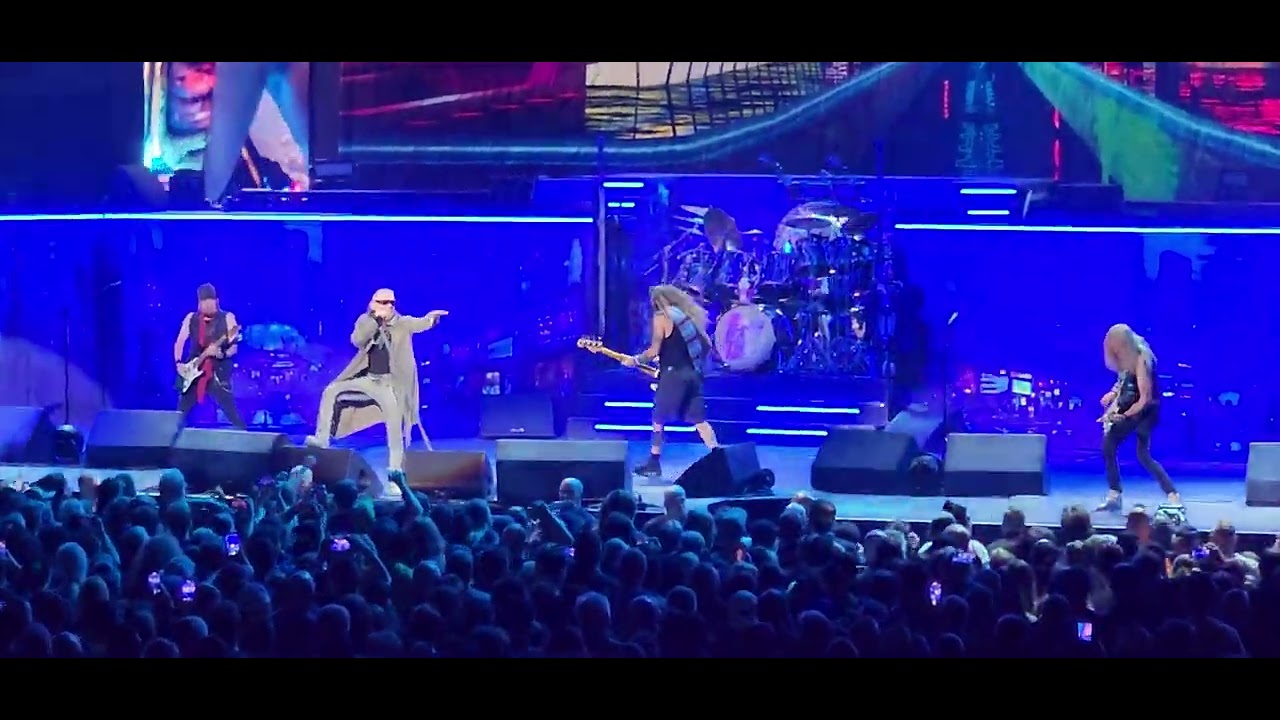 IRON MAIDEN in Salt Lake City, Utah @ Delta Center.  The Future Past Tour 2024.