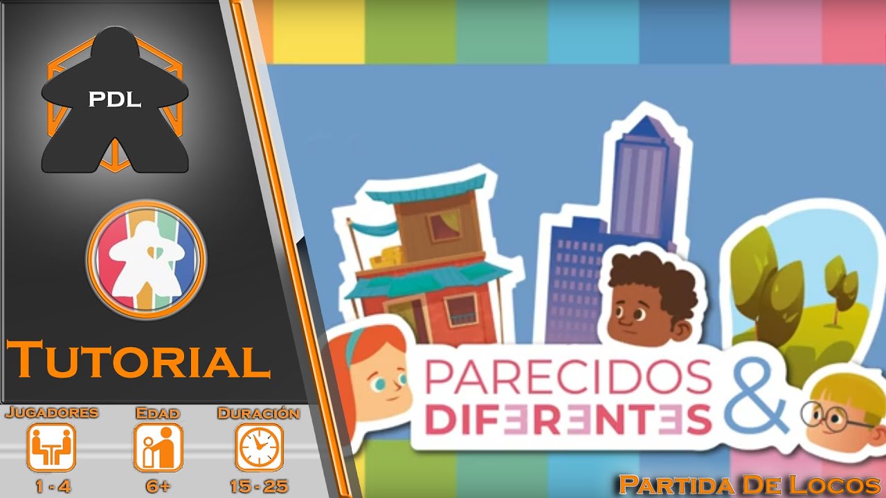 Parecidos & Diferentes: atención a la diversidad | Tutorial | Lila Juegos | Partida de Locos