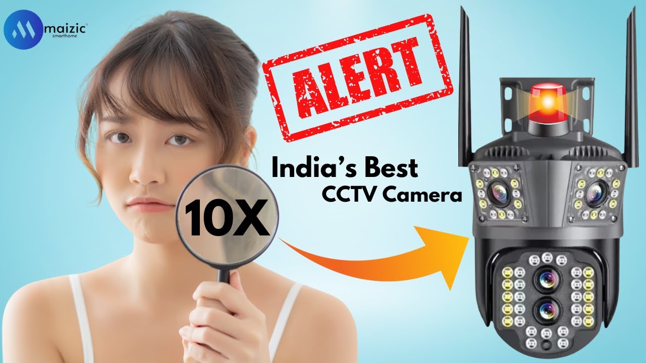 India's Best 4G Sim CCTV Camera With 10X Optical Zoom | 3 स्क्रीन के साथ 10X Zoom