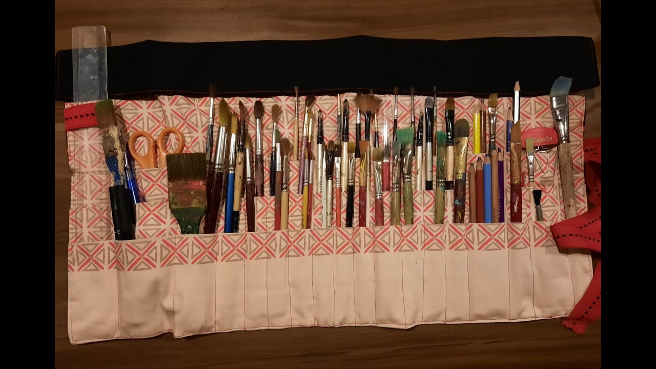 Resim Fırçaları İçin Organizer. ( DIY ) Organaizer for painting brushes